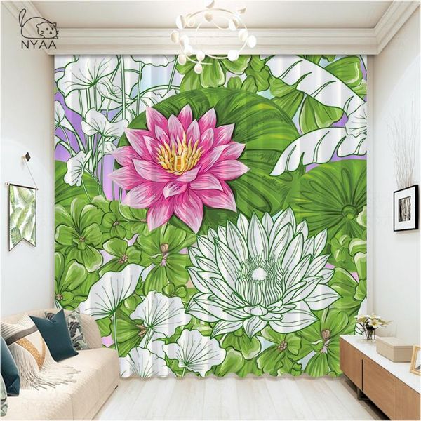 printed lotus curtains for car cafe in the room modern home decoration living children's curtain micro shading & drapes
printed lotus curtains for car cafe in the room modern home decoration living children's curtain micro shading & drapes