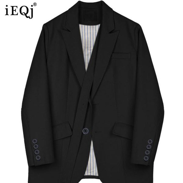 women's suits & blazers ieqj 2021 arrivals autumn pure color ins causal style pocket blazer for women breif korea straight temperament, White;black
women's suits & blazers ieqj 2021 arrivals autumn pure color ins causal style pocket blazer for women breif korea straight temperament, White;black