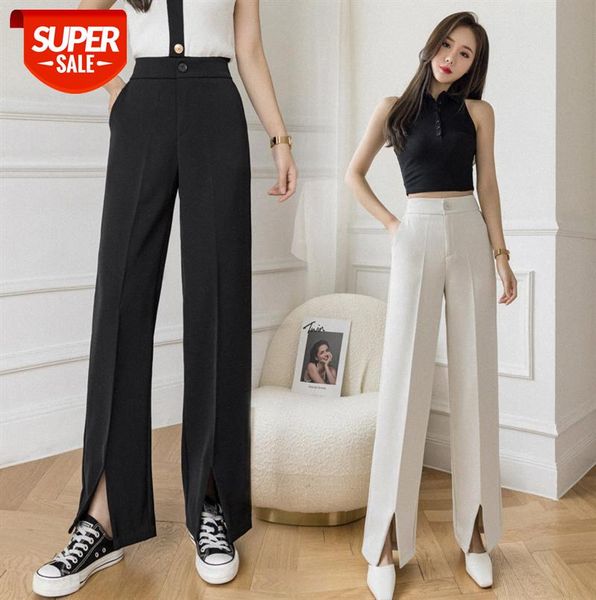 white slit pants women's straight-leg pants, high-waist drape western wide-leg split mopping #h789, Black;gray
white slit pants women's straight-leg pants, high-waist drape western wide-leg split mopping #h789, Black;gray