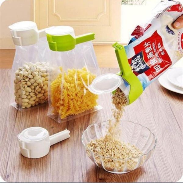 storage bags seal pour food bag clip snack sealing fresh keeping clamp plastic helper saver travel kitchen gadgets
storage bags seal pour food bag clip snack sealing fresh keeping clamp plastic helper saver travel kitchen gadgets