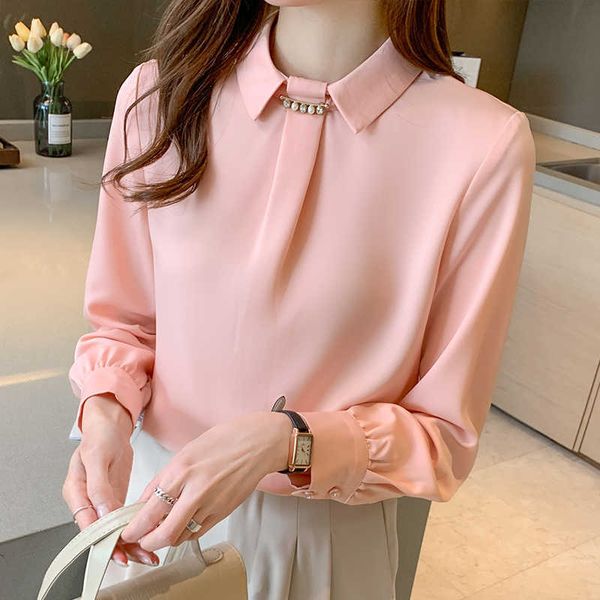 satin shirt ladies spring temperament fashion design niche foreign chiffon women blouse 210604, White
satin shirt ladies spring temperament fashion design niche foreign chiffon women blouse 210604, White