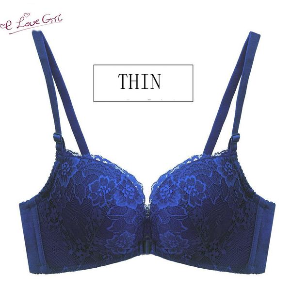 bras e lovegirl thin section push up underwear lace women braless small chest front button no steel ring bra, Red;black
bras e lovegirl thin section push up underwear lace women braless small chest front button no steel ring bra, Red;black
