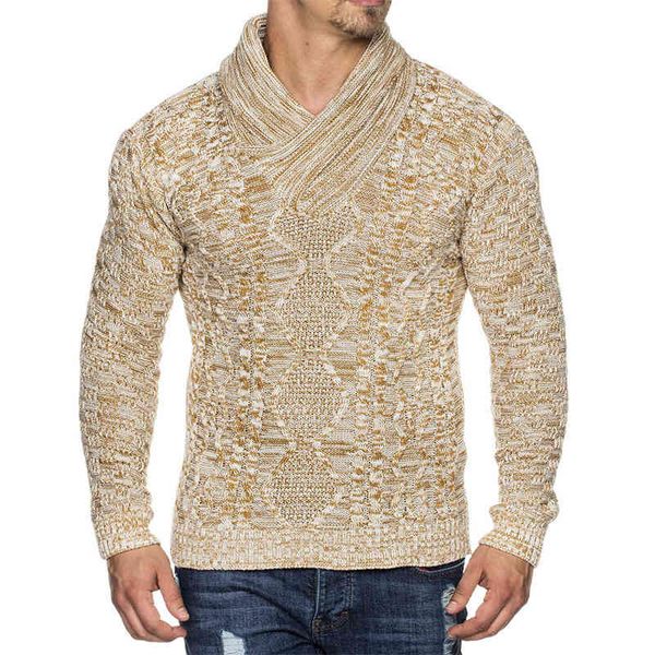 men's fashion sweaters autumn and winter 2021 long sleeve pullover fashion pile collar, White;black
men's fashion sweaters autumn and winter 2021 long sleeve pullover fashion pile collar, White;black