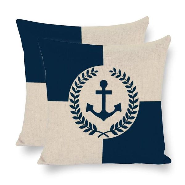 pillow case linen throw nautical themed design decor bedroom blue anchor rudder navy cushioin seat drop 18'Ã18' double-sided
pillow case linen throw nautical themed design decor bedroom blue anchor rudder navy cushioin seat drop 18'Ã18' double-sided