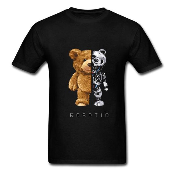 men's t-shirts cloocl fashion animal cotton t-shirt bear and robot printed men summer funny black pure drop, White;black
men's t-shirts cloocl fashion animal cotton t-shirt bear and robot printed men summer funny black pure drop, White;black