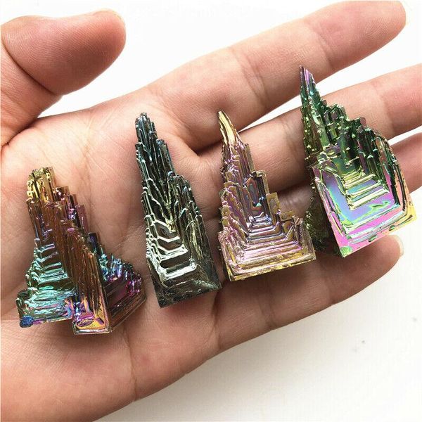 decorative objects & figurines natural green metal stone bismuth ore rough pyramid beautiful gift rainbow specimen crystal healing mineral 1
decorative objects & figurines natural green metal stone bismuth ore rough pyramid beautiful gift rainbow specimen crystal healing mineral 1