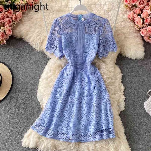 elegant women lace party dress short sleeve solid a line chic korean dresses female summer bodycon vestidos hollow out 210601, Black;gray
elegant women lace party dress short sleeve solid a line chic korean dresses female summer bodycon vestidos hollow out 210601, Black;gray