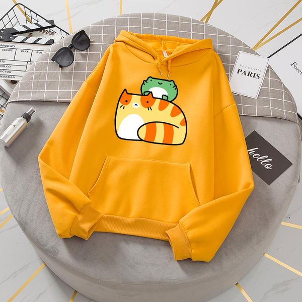 women's hoodies & sweatshirts cute frog hoodie pullover oversize streetwear funny cat sweatshirt oversized long sleeve winter tracksuit, Black
women's hoodies & sweatshirts cute frog hoodie pullover oversize streetwear funny cat sweatshirt oversized long sleeve winter tracksuit, Black
