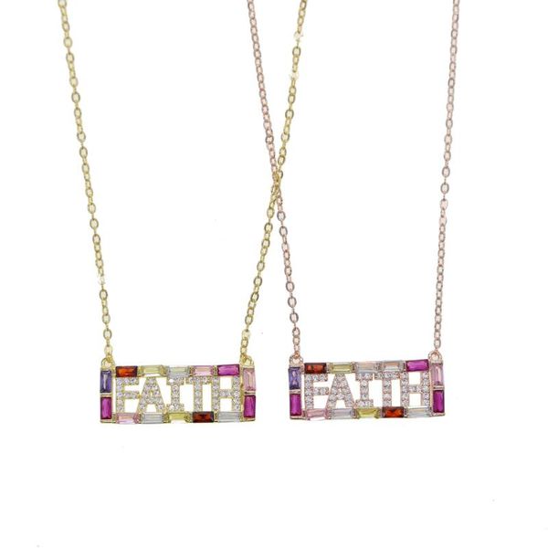 chains color cz red pink faith letter pendant necklace for women men fashion christian inspirational jewelry gift, Silver
chains color cz red pink faith letter pendant necklace for women men fashion christian inspirational jewelry gift, Silver