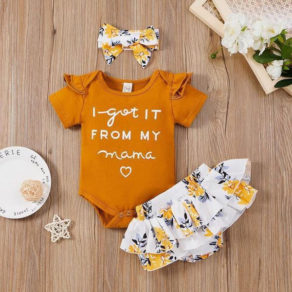 0-18m cute born baby girl short sleeve cotton bodysuit floral print skirted shorts headband 3pcs clothing set sets, White
0-18m cute born baby girl short sleeve cotton bodysuit floral print skirted shorts headband 3pcs clothing set sets, White