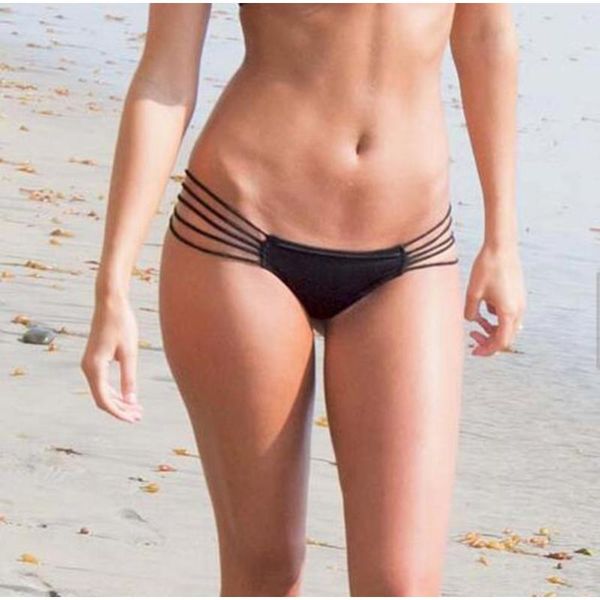 women's swimwear multi-straps brazilian bikini bottoms women thongs beach swimming briefs underwear, White;black
women's swimwear multi-straps brazilian bikini bottoms women thongs beach swimming briefs underwear, White;black