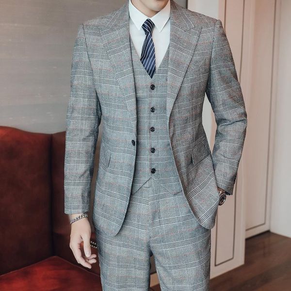 autumn men's suit bridegroom wedding dress korean slim three piece man 6727 suits & blazers, White;black
autumn men's suit bridegroom wedding dress korean slim three piece man 6727 suits & blazers, White;black