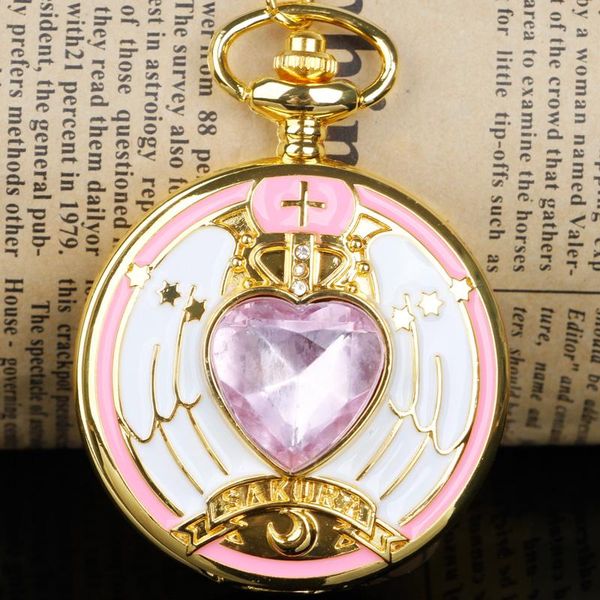 pocket watches trendy pink crystal inlaid quartz watch necklace cartoon exquisite lady pendant fob children christmas gift, Slivery;golden
pocket watches trendy pink crystal inlaid quartz watch necklace cartoon exquisite lady pendant fob children christmas gift, Slivery;golden