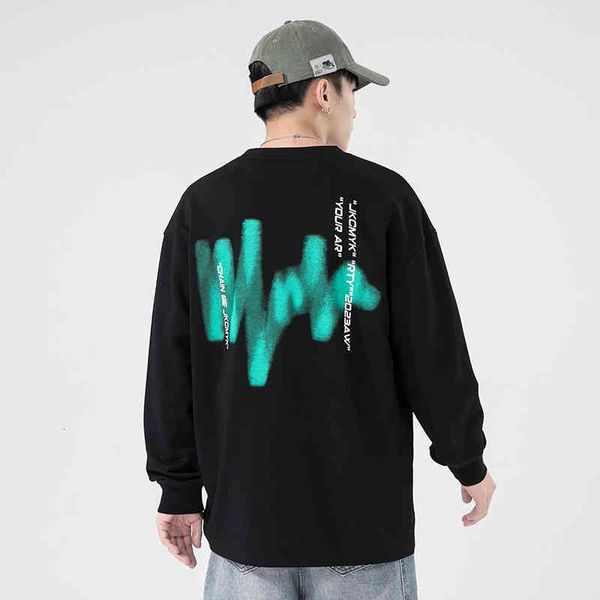 hoodies sweater fleece round neck men's 2021 autumn fashion brand youth printed loose, Black
hoodies sweater fleece round neck men's 2021 autumn fashion brand youth printed loose, Black