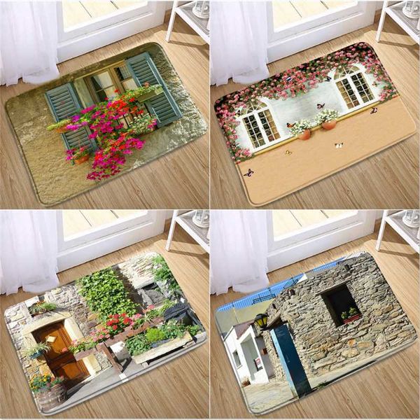 bath mats flower natural scenery mat non-slip rug floor door retro style street view for bathroom decor doormat flannel carpet
bath mats flower natural scenery mat non-slip rug floor door retro style street view for bathroom decor doormat flannel carpet
