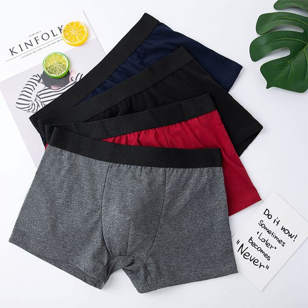 men's underwear solid color cotton underpants male casual boxer man shorts pants men big size panties 2021, Black;white
men's underwear solid color cotton underpants male casual boxer man shorts pants men big size panties 2021, Black;white