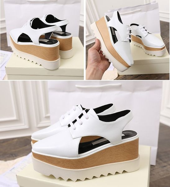 cy002 women luxurys boots thick bottom fashion star designer shoes britt wedge lace-up flat high heel square platform slope shoe, Black
cy002 women luxurys boots thick bottom fashion star designer shoes britt wedge lace-up flat high heel square platform slope shoe, Black
