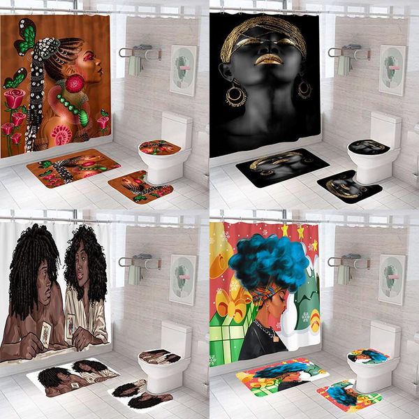 shower curtains african women print curtain with hooks bathroom wc screen anti-slip rugs toilet lid cover soft bath mats home decor
shower curtains african women print curtain with hooks bathroom wc screen anti-slip rugs toilet lid cover soft bath mats home decor