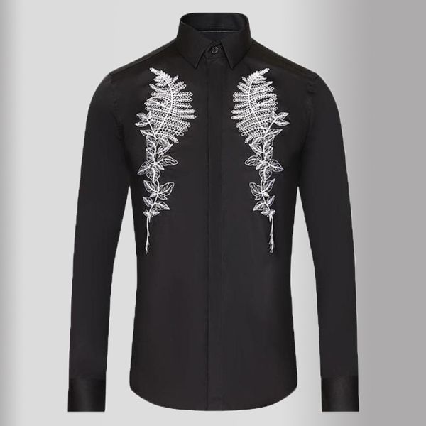 tee polo shirt shirt shirt tree branch embroidery luxury long sleeve casual mens slim fit party male shirts, White;black
tee polo shirt shirt shirt tree branch embroidery luxury long sleeve casual mens slim fit party male shirts, White;black