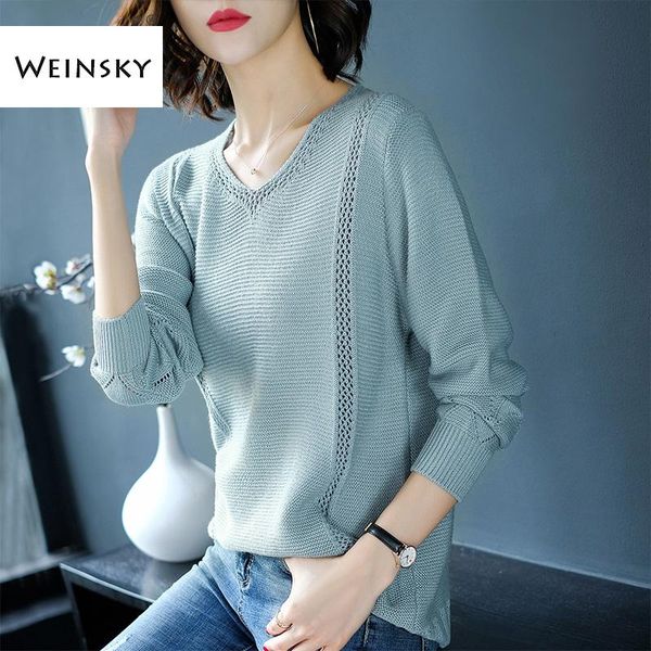 women's sweaters women solid thin knitted sweater and pullovers full sleeve ladies fashion casual style female autumn 2021, White;black
women's sweaters women solid thin knitted sweater and pullovers full sleeve ladies fashion casual style female autumn 2021, White;black