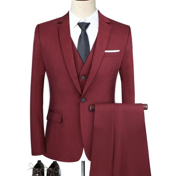 elegant solid basic suits men wedding 3 piece suit blazer vest and pants office work jacket casual dress slim fit men's & blazers, White;black
elegant solid basic suits men wedding 3 piece suit blazer vest and pants office work jacket casual dress slim fit men's & blazers, White;black