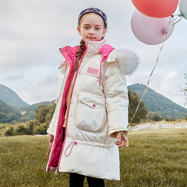 down coat 2021winter european fashion jacket for girls children's windproof & warm thick natural fur collar duck, Blue;gray
down coat 2021winter european fashion jacket for girls children's windproof & warm thick natural fur collar duck, Blue;gray