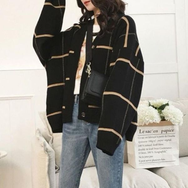 women's knits & tees sweater women fashion patchwork long sleeve mid-length cardigan single-breasted fall winter cloth for 2021 knitwea, White
women's knits & tees sweater women fashion patchwork long sleeve mid-length cardigan single-breasted fall winter cloth for 2021 knitwea, White