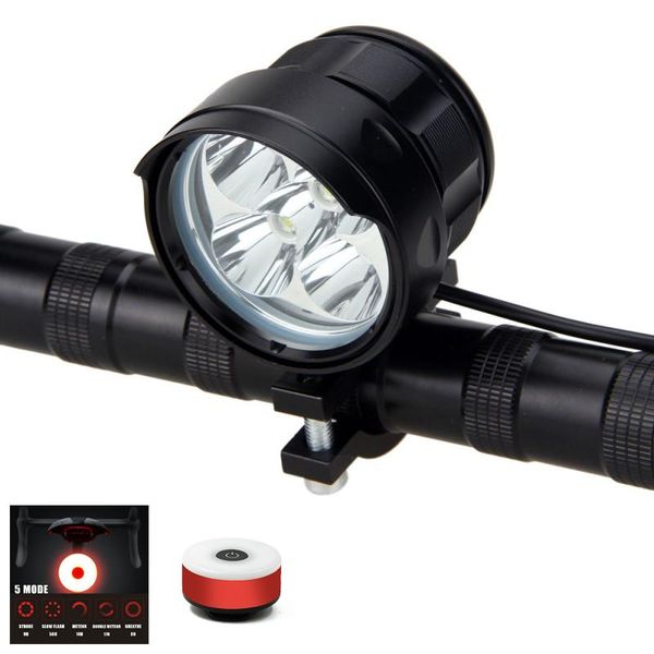 bike lights bicycle light waterproof mtb cycling headlight black strong/middle/strobe led 15000lm lamp 5x xm-l t6 front
bike lights bicycle light waterproof mtb cycling headlight black strong/middle/strobe led 15000lm lamp 5x xm-l t6 front