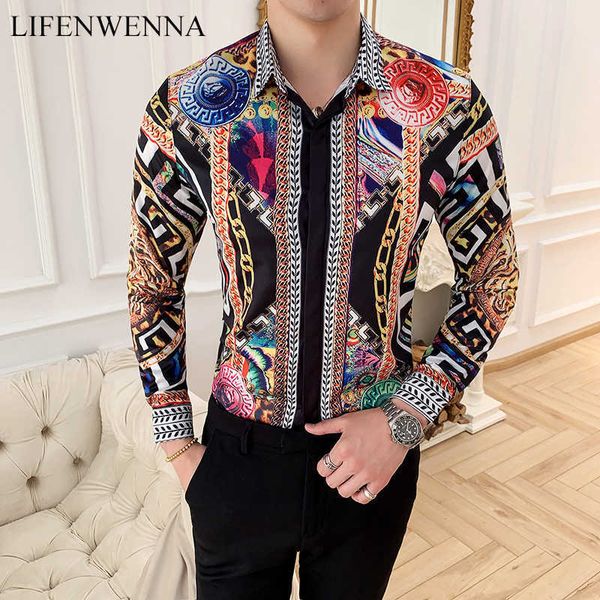 lifenwenna autumn men's printed long sleeve shirt fashion hawaii slim fit shirts casual party night club men -4xl 210721, White;black
lifenwenna autumn men's printed long sleeve shirt fashion hawaii slim fit shirts casual party night club men -4xl 210721, White;black