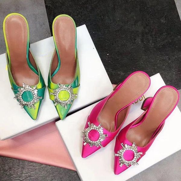 slippers candy color crystal women pumps sandals elegant pointed toe rhinestone high heels shoes bling perspex spike heeled mule, Black
slippers candy color crystal women pumps sandals elegant pointed toe rhinestone high heels shoes bling perspex spike heeled mule, Black