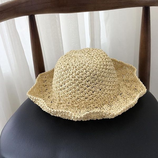 handmade women straw hat pineapple lines summer sun hats sunproof big brim retro hand crochet female casual solid net caps wide, Blue;gray
handmade women straw hat pineapple lines summer sun hats sunproof big brim retro hand crochet female casual solid net caps wide, Blue;gray