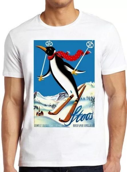 ski penguin swiss alpine switzerland travel poster cool gift tee t shirt 4304, White;black
ski penguin swiss alpine switzerland travel poster cool gift tee t shirt 4304, White;black