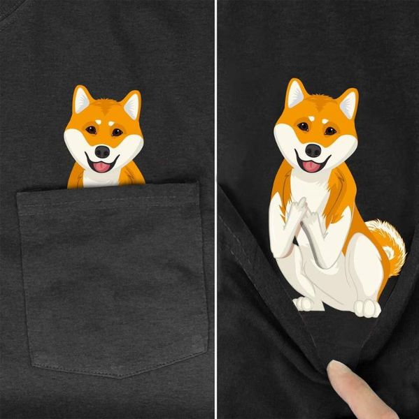 men's t-shirts cloocl funny cotton t-shirt fashion shiba inu pocket 3d printed tshirt men women casual shirts hip hop black tees, White;black
men's t-shirts cloocl funny cotton t-shirt fashion shiba inu pocket 3d printed tshirt men women casual shirts hip hop black tees, White;black