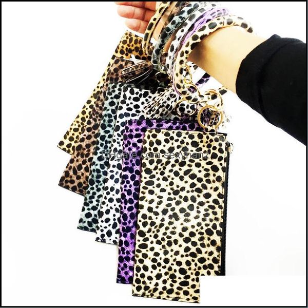 key rings jewelry s1175 women girls leopard pu leather bracelet ring bangle keyring circle keychain wristlet keyrings with wallet purse drop, Slivery;golden
key rings jewelry s1175 women girls leopard pu leather bracelet ring bangle keyring circle keychain wristlet keyrings with wallet purse drop, Slivery;golden