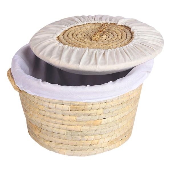 storage baskets 1pc knit corn husk basket bakery kitchen domestic food (beige)
storage baskets 1pc knit corn husk basket bakery kitchen domestic food (beige)