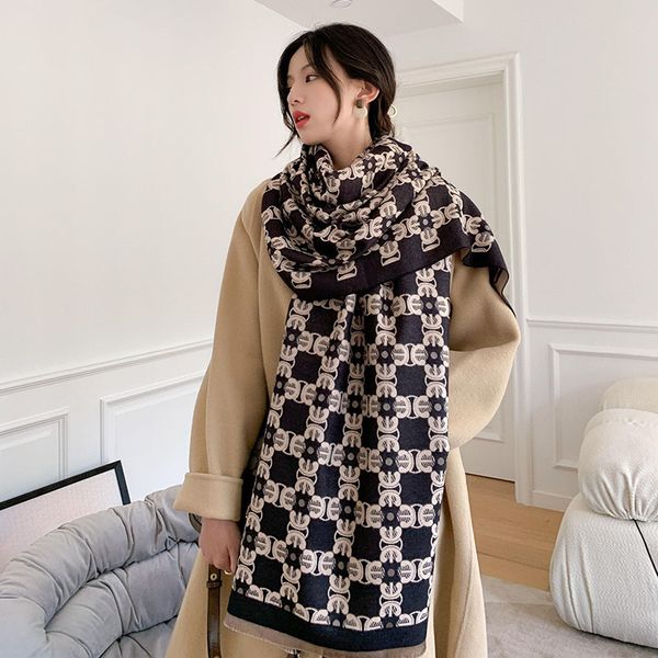2021 net red scarf womens summer office air conditioning warm shawl cloak all-match cashmere-like scarf autumn and winter, Blue;gray
2021 net red scarf womens summer office air conditioning warm shawl cloak all-match cashmere-like scarf autumn and winter, Blue;gray