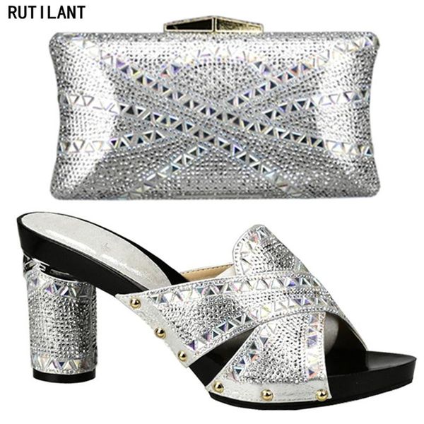 arrival italian shoes and bag set decorated with rhinestone nigerian party shoe matching women dress, Black
arrival italian shoes and bag set decorated with rhinestone nigerian party shoe matching women dress, Black
