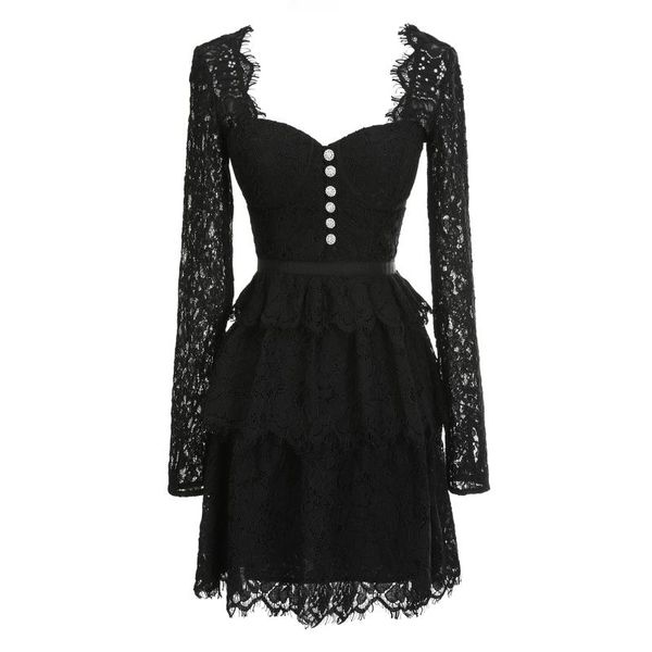 casual dresses runway self portrait summer lace dress 2021 heart shape embroidery puff sleeve ball gown beaded layer ruffles party, Black;gray
casual dresses runway self portrait summer lace dress 2021 heart shape embroidery puff sleeve ball gown beaded layer ruffles party, Black;gray