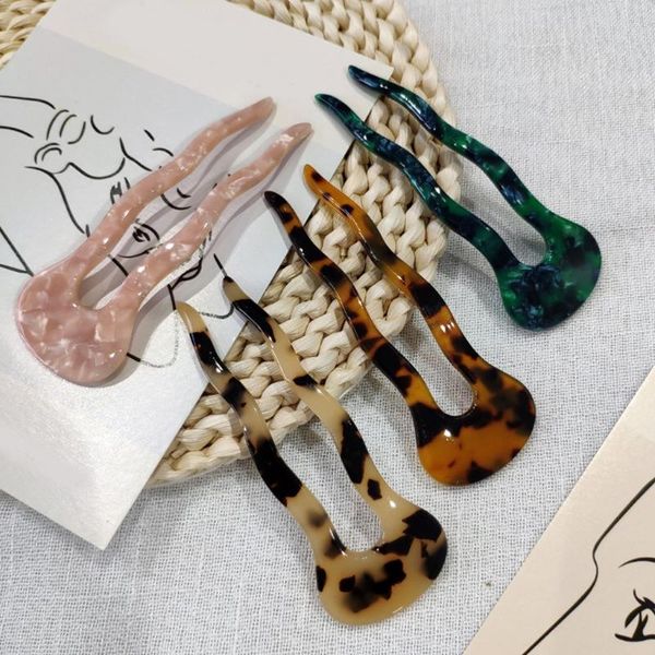 hair accessories u-shaped stick fork clips wavy 2 prongs leopard marble print hairpin vintage celluloid acetate updo chignon pin
hair accessories u-shaped stick fork clips wavy 2 prongs leopard marble print hairpin vintage celluloid acetate updo chignon pin