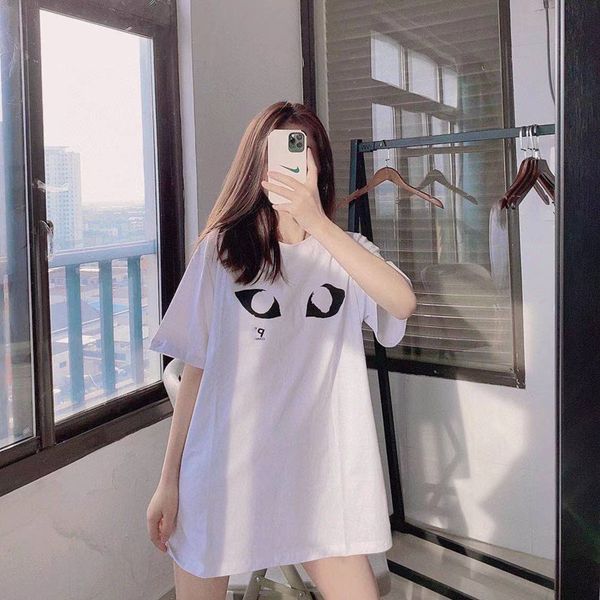 printed 21s spring and summer new eye letter cotton round neck short sleeve t-shirt for lovers, Gray
printed 21s spring and summer new eye letter cotton round neck short sleeve t-shirt for lovers, Gray