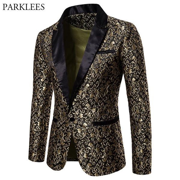 gold jacquard bronzing floral blazer men 2021 brand mens patchwork one button jacket party stage singer costume homme men's suits & bla, White;black
gold jacquard bronzing floral blazer men 2021 brand mens patchwork one button jacket party stage singer costume homme men's suits & bla, White;black