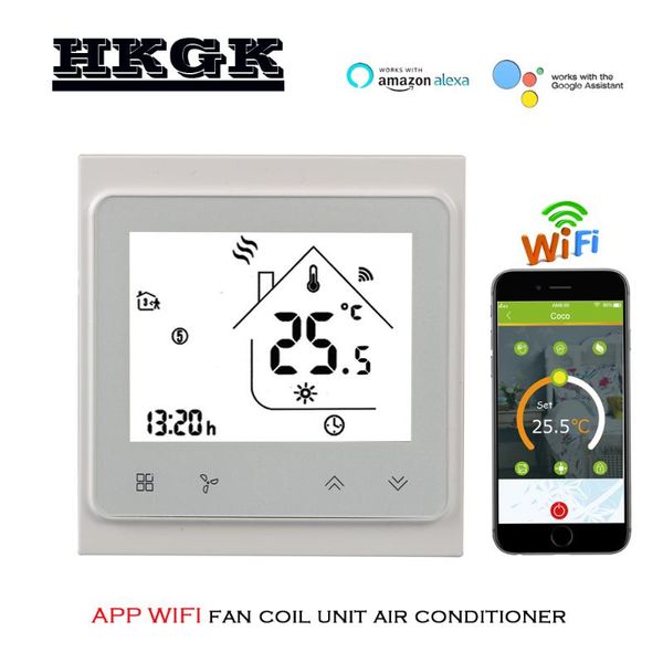 smart home control 2p 4p cooling/heating digital wireless wifi thermostat room temperature for central air conditioning
smart home control 2p 4p cooling/heating digital wireless wifi thermostat room temperature for central air conditioning