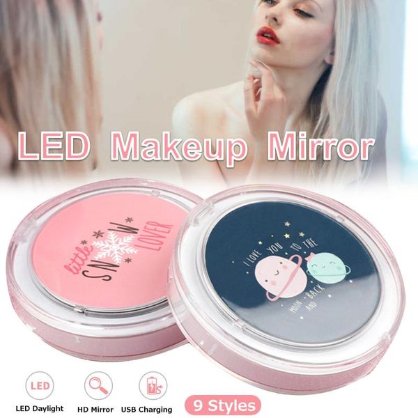 compact mirrors hand fold lighted makeup mirror mini round portable led light make up sensing usb chargeable cosmetic beauty tools
compact mirrors hand fold lighted makeup mirror mini round portable led light make up sensing usb chargeable cosmetic beauty tools