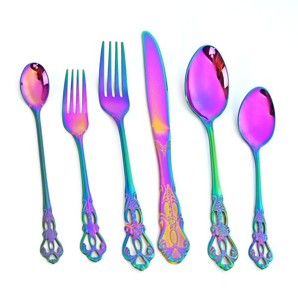 flatware sets 6 piece stainless steel set shiny rainbow dinnerware long handle spoon cutlery stir drink ice dessert teaspoon
flatware sets 6 piece stainless steel set shiny rainbow dinnerware long handle spoon cutlery stir drink ice dessert teaspoon