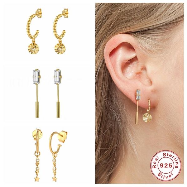 stud aide geometry stars earrings for women piercing 925 sterling silver jewelry pendientes earings tassel chain link, Golden;silver
stud aide geometry stars earrings for women piercing 925 sterling silver jewelry pendientes earings tassel chain link, Golden;silver