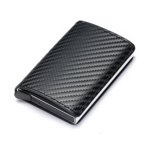 business id holder men and women metal vintage aluminium box pu leather card wallet note carbon wallets, Red;black
business id holder men and women metal vintage aluminium box pu leather card wallet note carbon wallets, Red;black