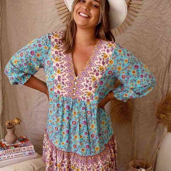 inspired vintage bohemian for v-neck ruffle mini women loose tunic summer rayon cute floral dress 210412, Black;gray
inspired vintage bohemian for v-neck ruffle mini women loose tunic summer rayon cute floral dress 210412, Black;gray