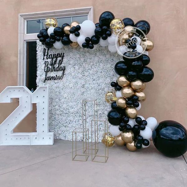 party decoration 118pcs black gold white chrome metal balloons garland arch kit baby shower birthday wedding engagement anniversary decor
party decoration 118pcs black gold white chrome metal balloons garland arch kit baby shower birthday wedding engagement anniversary decor