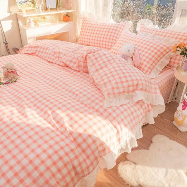 princess wind cotton four-piece set 2021 spring lace sheets 4 piece small fresh fruit bedding comforter sets
princess wind cotton four-piece set 2021 spring lace sheets 4 piece small fresh fruit bedding comforter sets