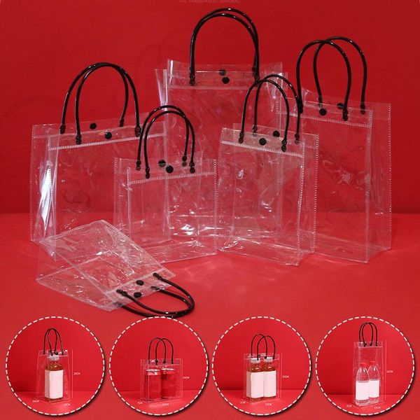 gift wrap pvc handbag with hand loop clear tote bag for women jewelry packaging cosmetic storage ransparent
gift wrap pvc handbag with hand loop clear tote bag for women jewelry packaging cosmetic storage ransparent
